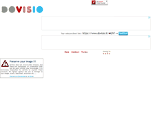 Tablet Screenshot of dovisio.it